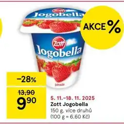 Tesco ZOTT JOGOBELLA nabídka