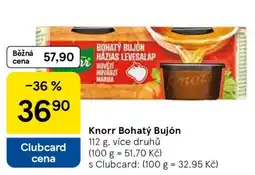Tesco Knorr Bohatý bujon nabídka