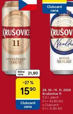 Tesco Krušovice 11 nabídka