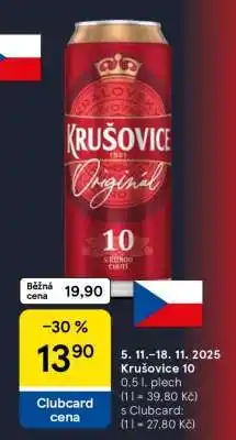 Tesco Krušovice 10 nabídka