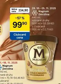 Tesco Magnum zmrzlina nabídka