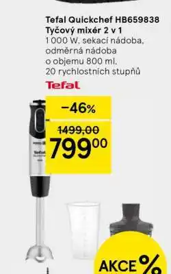 Tesco Tefal Quickchef HB659838 Tyčový mixér 2 v 1 nabídka