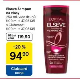 Tesco Elseve šampon na vlasy nabídka