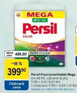 Tesco Persil Prací prostředek Mega nabídka