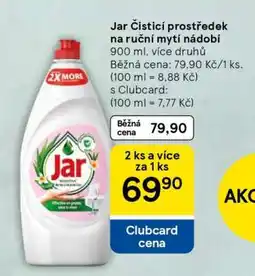 Tesco Jar Čisticí prostředek na ruční mytí nádobí nabídka