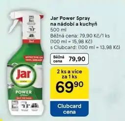 Tesco Jar Power Spray na nádobí a kuchyň nabídka