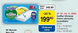 Tesco Swiffer Vlhčené čisticí ubrousky na podlahu nabídka