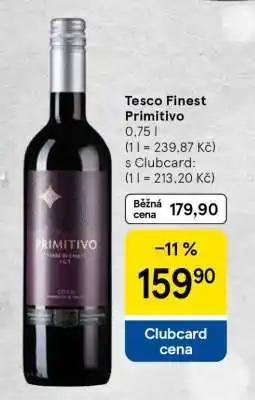 Tesco Tesco Finest Primitivo nabídka