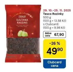Tesco Tesco Rozinky nabídka