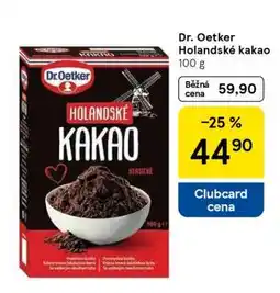 Tesco Dr. Oetker Holandské kakao nabídka