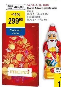 Tesco MERCI ADVENTNÍ KALENDÁŘ nabídka