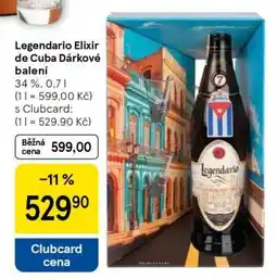 Tesco Legendario Elixir de Cuba Dárkové balení nabídka