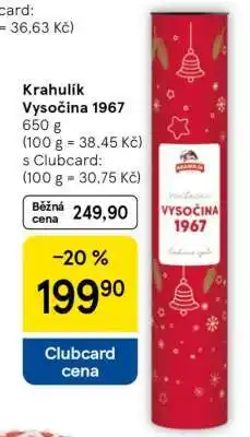 Tesco Krahulík Vysočina 1967 nabídka