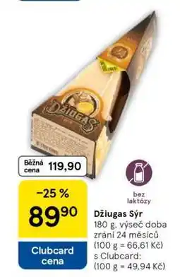 Tesco DŽIUGAS Sýr nabídka