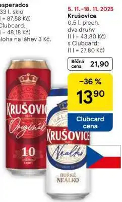 Tesco Krušovice nabídka