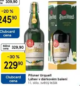 Tesco Pilsner Urquell Láhev v Dárkovém balení nabídka