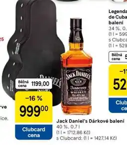 Tesco Jack Daniel's Dárkové balení nabídka