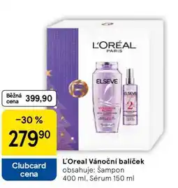 Tesco L'Oreal Vánoční balíček nabídka
