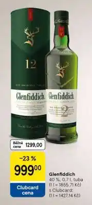 Tesco Glenfiddich nabídka