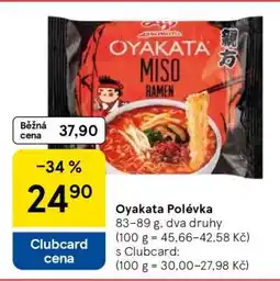 Tesco Oyakata Polévka nabídka