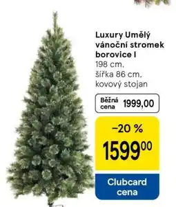 Tesco Luxury Umělý vánoční stromek borovice I nabídka