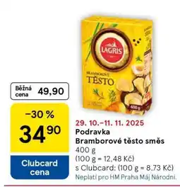 Tesco Podravka Bramborové těsto směs nabídka