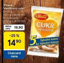 Tesco Vitana Vanilinový cukr nabídka