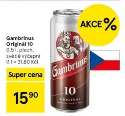 Tesco Gambrinus Originál 10 nabídka