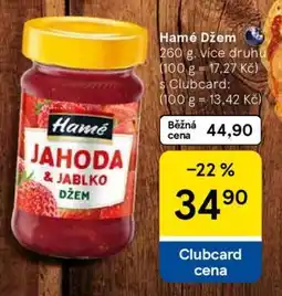 Tesco Hamé Džem nabídka
