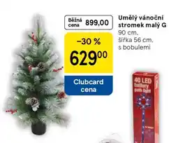 Tesco Umělý vánoční stromeček malý G nabídka