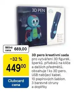 Tesco 3D pero kreativní sada nabídka