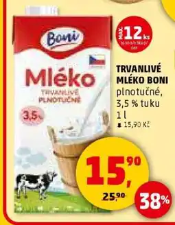 Penny Market TRVANLIVÉ MLÉKO BONI nabídka