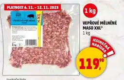 Penny Market Vepřové mleté maso XXL nabídka