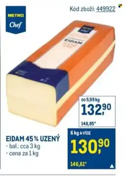 Makro Eidam 45% uzený nabídka