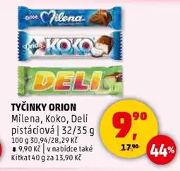 Penny Market TYČINKY ORION nabídka