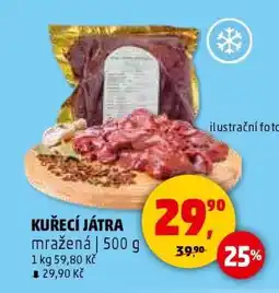 Penny Market KUŘECÍ JÁTRA mražená nabídka