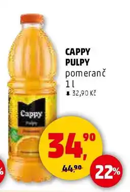 Penny Market CAPPY PULPY pomeranč 1 l nabídka