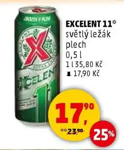 Penny Market EXCELENT 11° světlý ležák plech nabídka