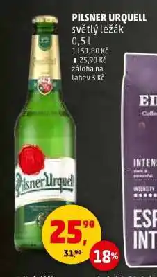 Penny Market Pilsner Urquell světlý ležák nabídka
