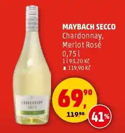 Penny Market MAYBACH SECCO Chardonnay, Merlot Rosé nabídka
