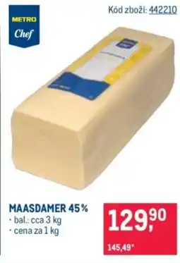 Makro Maasdamer 45% nabídka