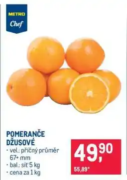 Makro Pomeranče džusové nabídka