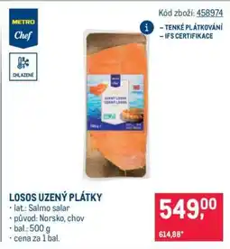 Makro Losos uzený plátky nabídka