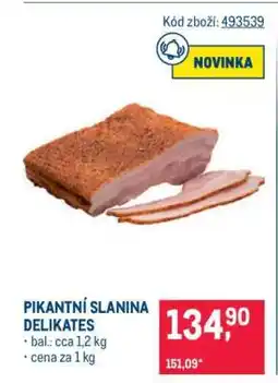 Makro Pikantní slanina Delikates nabídka
