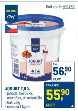 Makro JOGURT JAHODOVÝ nabídka