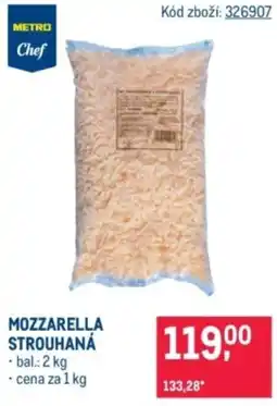Makro Mozzarella strouhaná nabídka