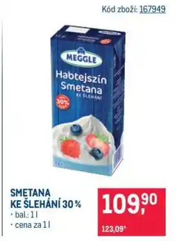 Makro Smetana ke šlehání 30 % nabídka
