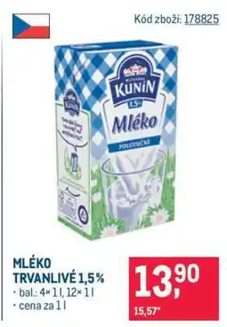 Makro Mléko trvanlivé 1,5 % nabídka