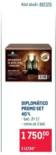 Makro DIPLOMÁTICO PROMO SET 40 % nabídka