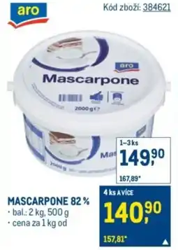 Makro Mascarpone 82% nabídka